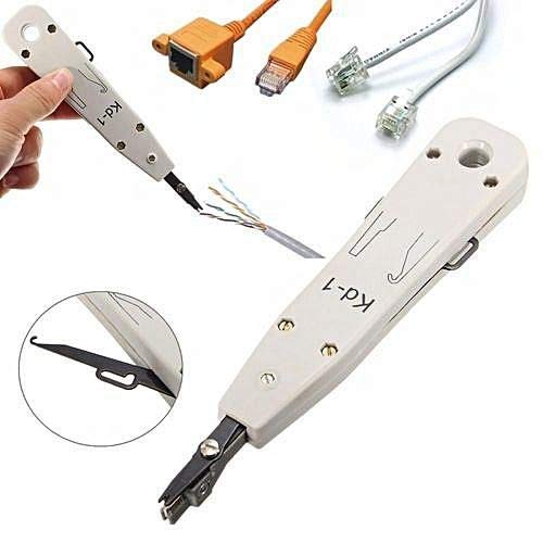 Maxxlite Punch Down Krone Type Telephone Professional Cat5/cat5e Insertion LSA Mounting IDC Socket Tool (Grey) Pack of 1