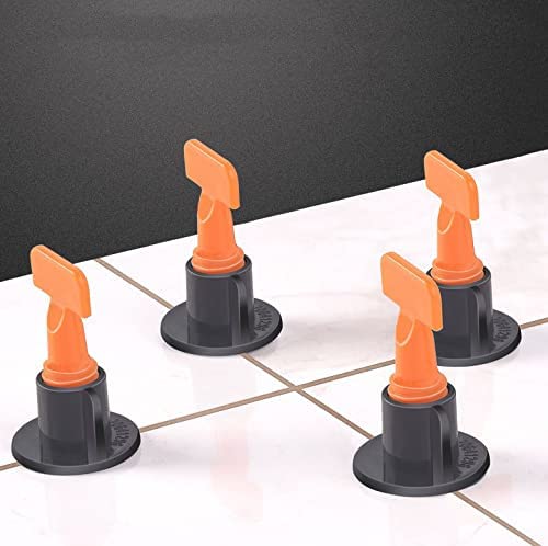 Maxxlite Reusable Tile Leveler Needle Thickness 1.5MM, Suitable for 3-17MM Tile Tools with 0.9MM Spare Needle 50 PCS Tile Leveling System Kit, (Multicolor)