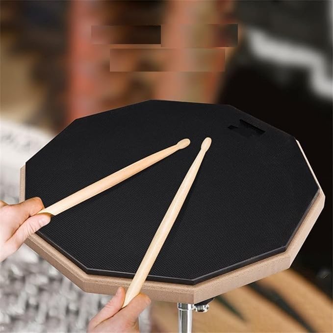 Maxxlite Two Sided Drum Practice Pad Drum Sticks