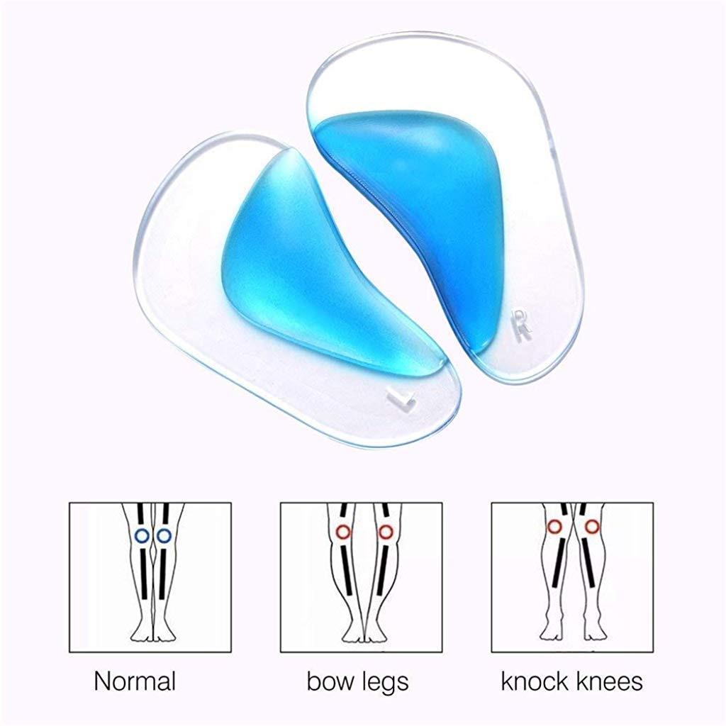 Maxxlite 2 Pairs Arch Support Insoles Fits for Flat Feet & Plantar Fasciitis Orthotic Arch Pads for Women and Men, Gel High Cushion Insert, One Size Fits All