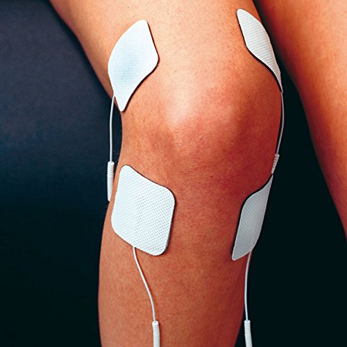 Maxxlite Self Adhesive Electrode Pads for EMS, TENS, IFT and Pulse Massagers, White