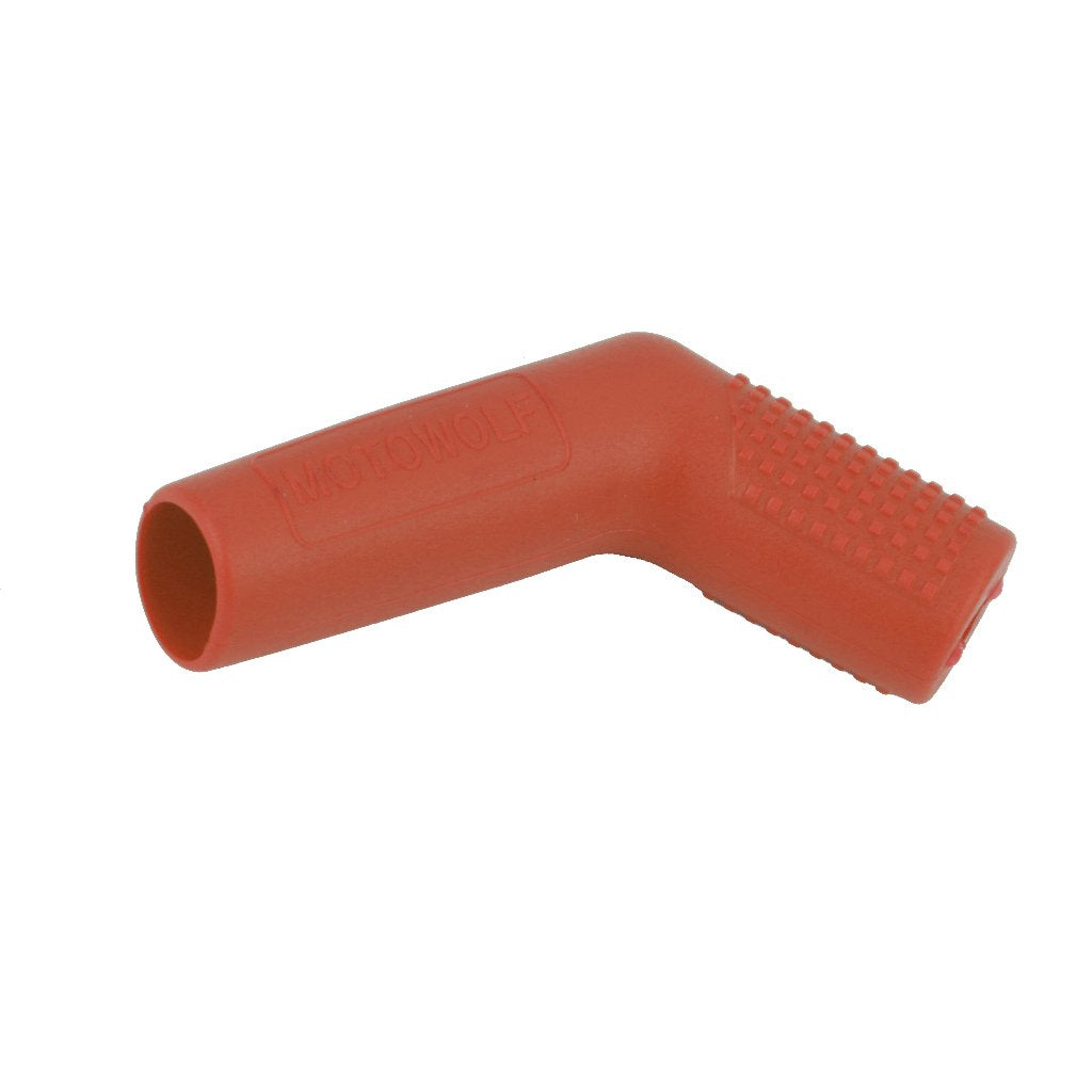 Maxxlite Rubber Motorcycle Shifter Sock Shoe Protector (Red)