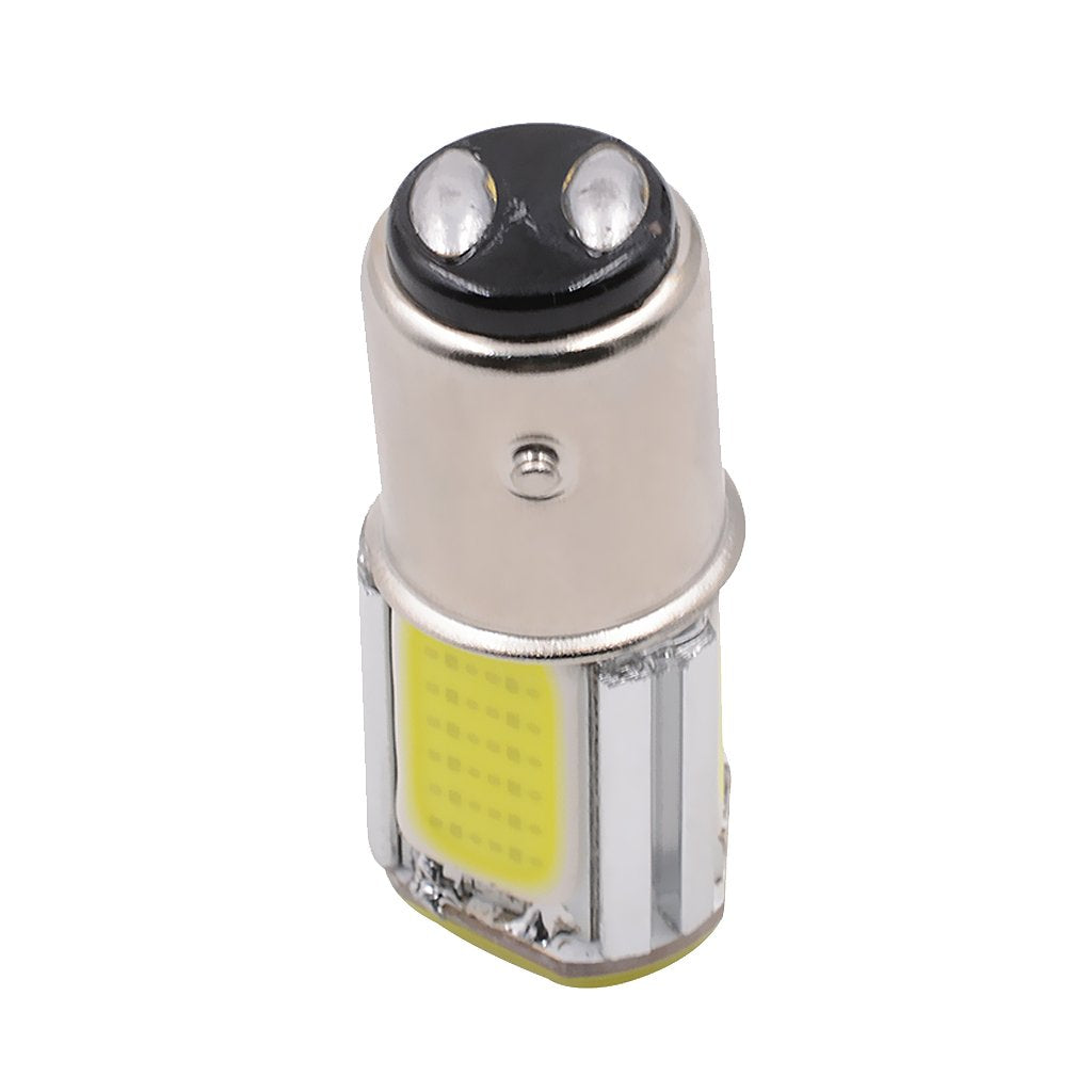 Maxxlite Waterproof Super Bright COB LED Lights Fog Tail Lamp for Car Motorcycle 7-Colors - White