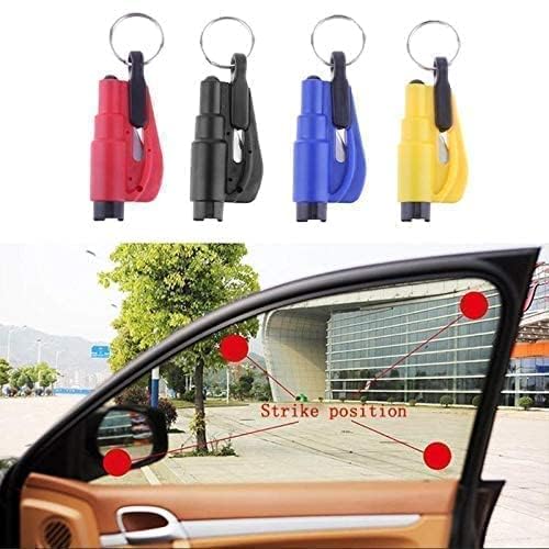 Maxxlite 3 in 1 Emergency Mini Safety Hammer Auto Car Window Glass Breaker Seat Belt Cutter Rescue Hammer Car Life-Saving Escape Tool