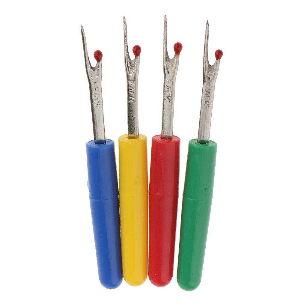 Maxxlite 4 Pieces Seam Rippers Sewing Craft Tool Thread Cutter Stitch Unpicker DIY Craft Tool