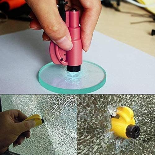Maxxlite 3 in 1 Emergency Mini Safety Hammer Auto Car Window Glass Breaker Seat Belt Cutter Rescue Hammer Car Life-Saving Escape Tool