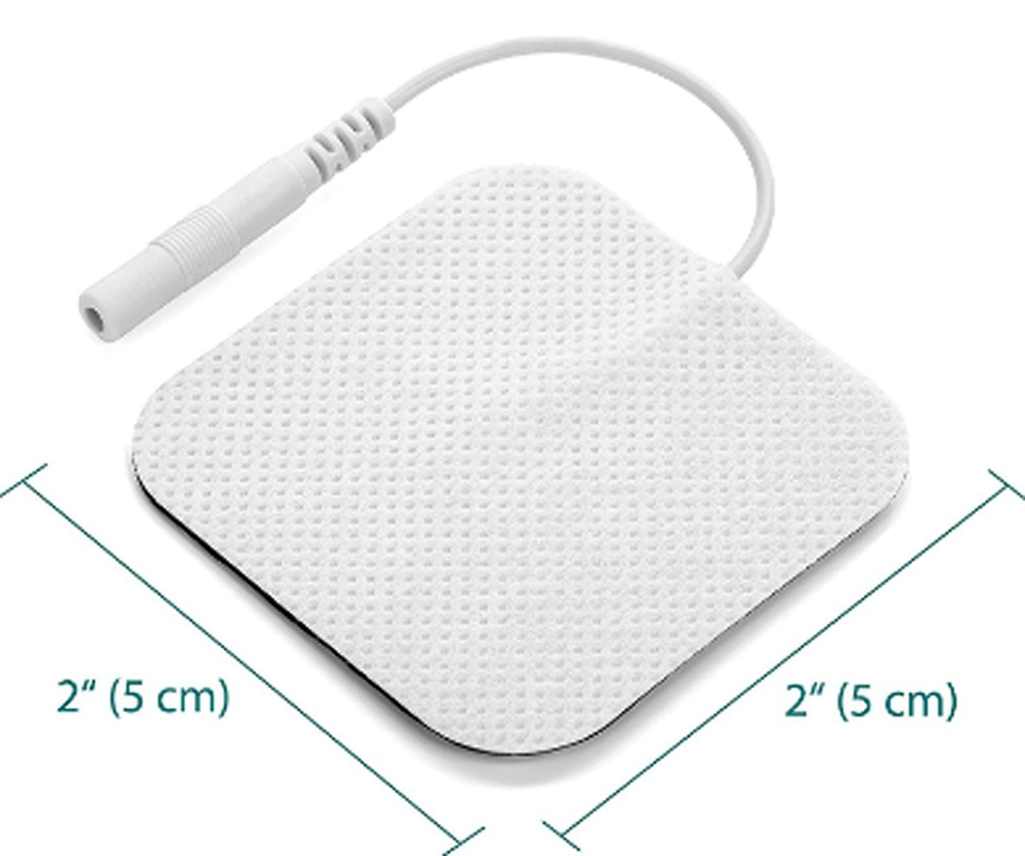 Maxxlite Self Adhesive Electrode Pads for EMS, TENS, IFT and Pulse Massagers, White