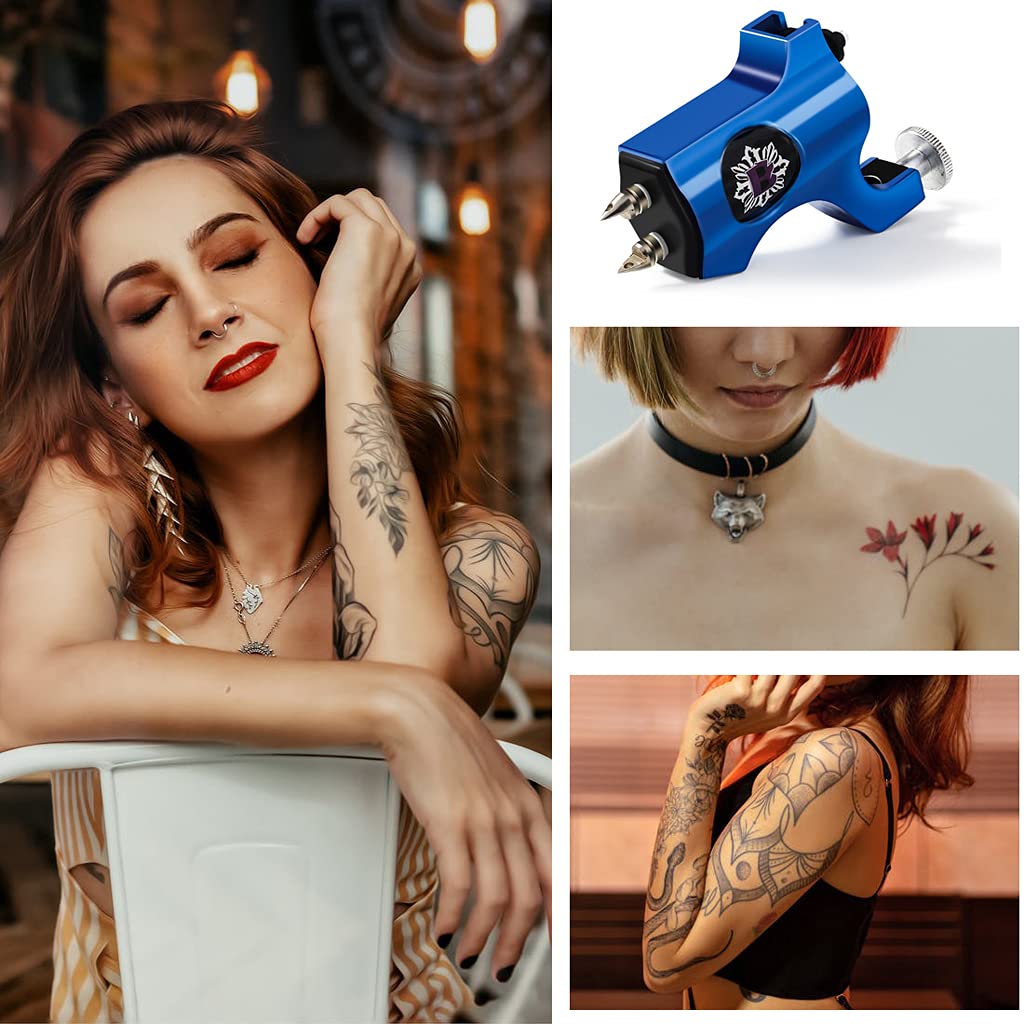 Maxxlite Rotary Tattoo Machine for Beginner Tattoo Artists Liner Shader Tattoo Motor Supply, Professional Temporary Body Tattoo Kit