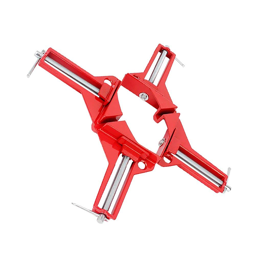 Maxxlite Set of 2Pcs 90 Degree Multifunction Right Angle Clip Picture Frame Corner Clamp Mitre Clamps Corner Holder Woodworking Hand Tool 90 Degree Right Angle Miter Corner Clamp