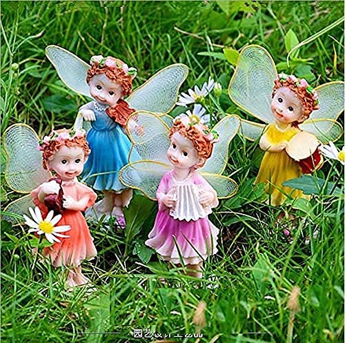 Maxxlite Resin Small Fairy Garden Cute Cartoon Princess Figurines for Home decor (13 x 5 x5 cm Standing)