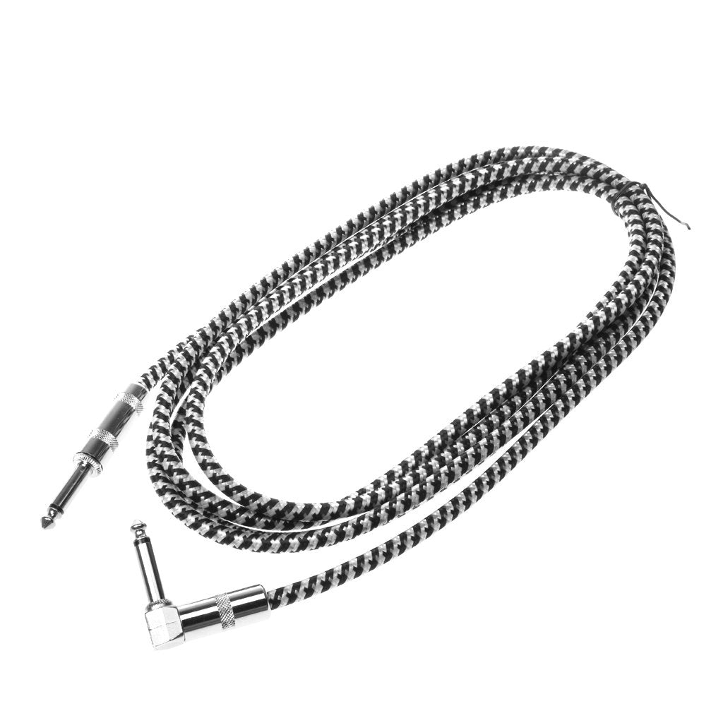 Maxxlite Low Noise Electric Guitar&Bass Instrument Cable Cord-Braided 10 ft