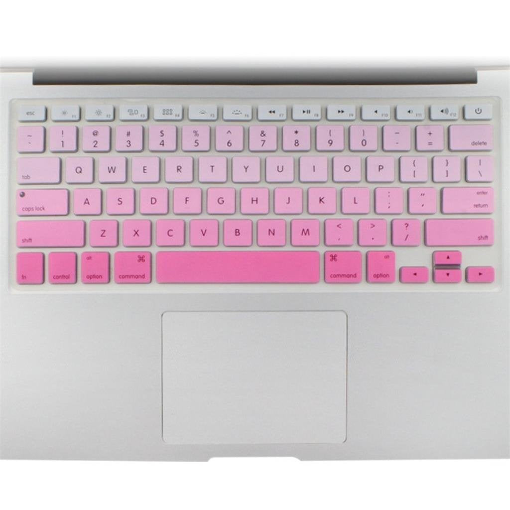 Maxxlite Silicone Keyboard Skin Cover Film Protector for MacBook Air 13" 15" 17" - Pink