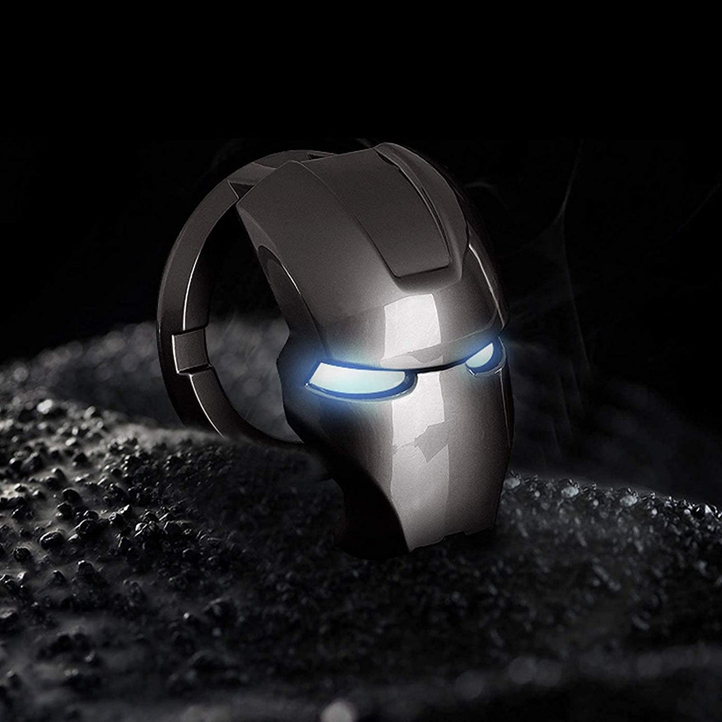 Maxxlite Push to Start Button Ignition Cover Car Engine Start Stop Button Cover Interior Universal Button Decoration Ring Pack of 1 Metal Black