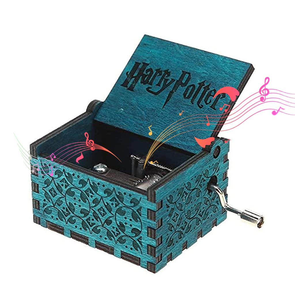 Maxxlite Potter Music Box Wooden Classic Music Box With Hand Crank Diwali Gifts For Family