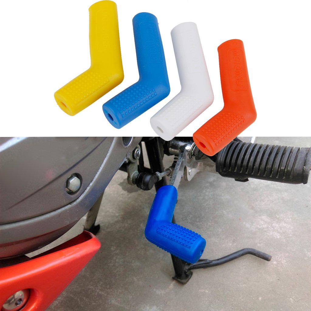 Maxxlite Rubber Motorcycle Shifter Sock Shoe Protector (Red)