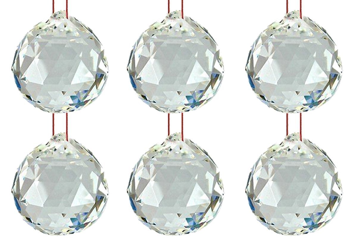 Maxxlite Crystal Hanging Faceted Balls