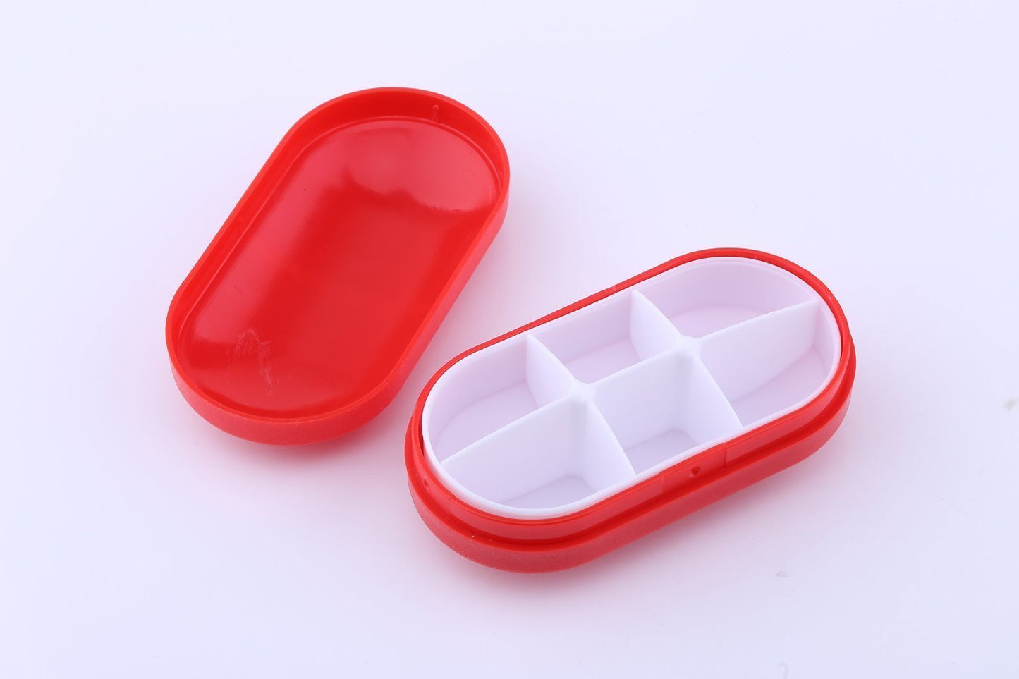 Maxxlite Portable 6-Slot Capsule Shape Storage Medicine Pill Box