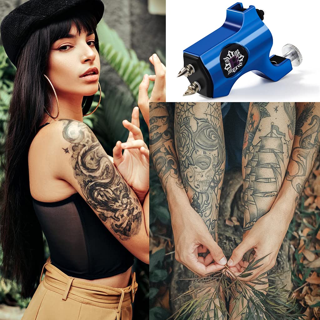 Maxxlite Rotary Tattoo Machine for Beginner Tattoo Artists Liner Shader Tattoo Motor Supply, Professional Temporary Body Tattoo Kit