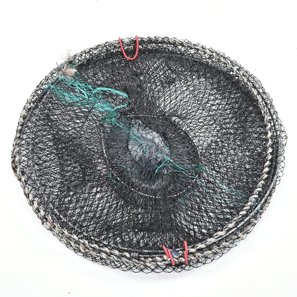 Maxxlite Bait Trap Net, Fishing Bait Trap Portable Fishing Landing Net Fishing Bait Net Folded Net Fishing Accessories for Crab Fish Lobster Prawn Crayfish