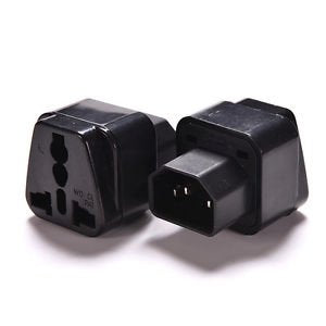 Maxxlite Plug to Generic Female Socket Power Adapter Converter TB