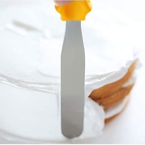 Maxxlite  Generic 3-in-1 Multi-Function Stainless Steel Cake Icing Spatula Knife Set 3-Pieces Multicolor