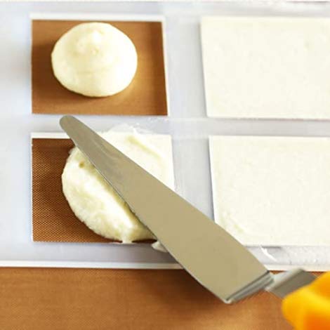 Maxxlite  Generic 3-in-1 Multi-Function Stainless Steel Cake Icing Spatula Knife Set 3-Pieces Multicolor