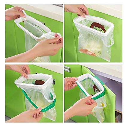 Maxxlite Garbage Bag Holder Plastic Bracket Stand Rack Kitchen Trash Storage Hanger