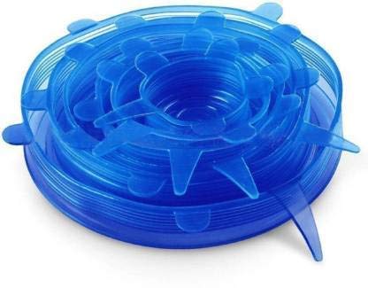 Maxxlite Silicone Stretch Lids, Multi Size Reusable Silicone Lids Food and Bowl Covers, Dishwasher and Freezer Safe