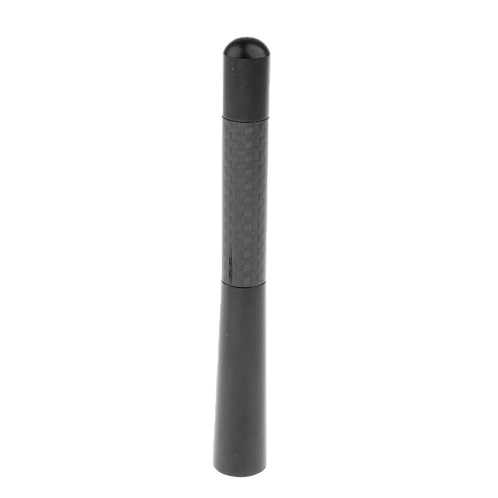 Maxxlite  4.7" Black Universal Carbon Fiber Car Aerial Radio Antenna with Screws