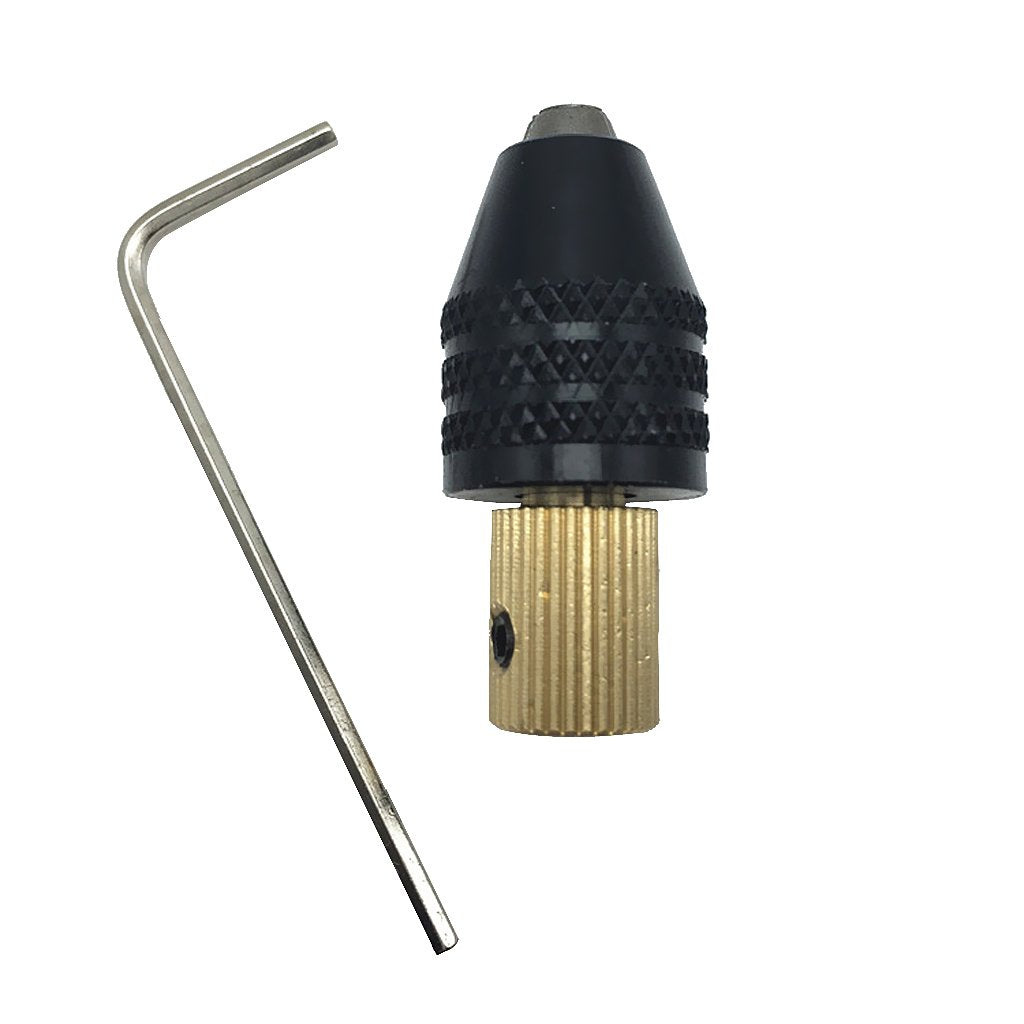 Maxxlite Drill Chuck Brass 0.3mm-3.4mmSmall Electric Bit Collet Allen Wrench Set