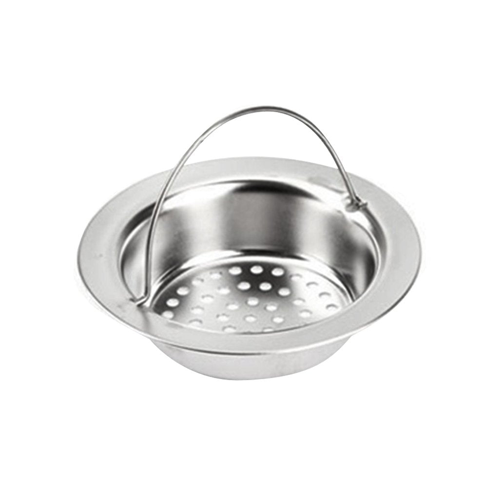 Maxxlite Kitchen Stainless Steel Sink Strainer Waste Plug Drain Stopper Filter Basket