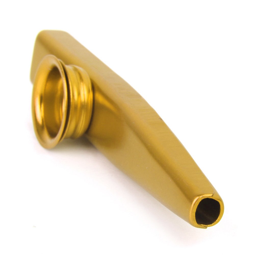 Maxxlite Aluminium Alloy Kazoo with Diaphragm Golden