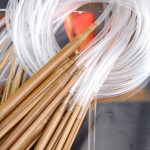 Maxxlite 18 Sizes 2.0mm-10.0mm 80cm Bamboo Circular Knitting Needles