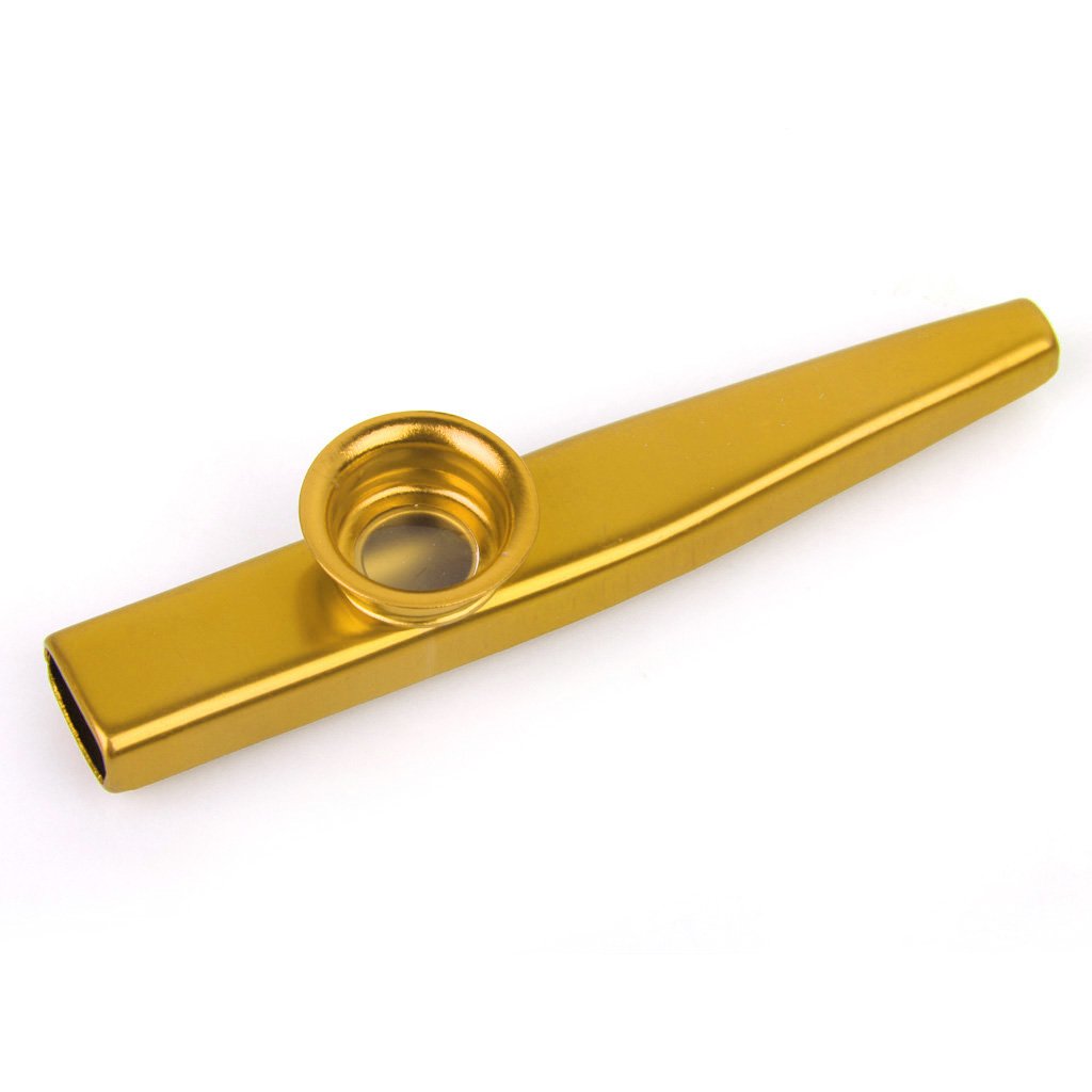 Maxxlite Aluminium Alloy Kazoo with Diaphragm Golden