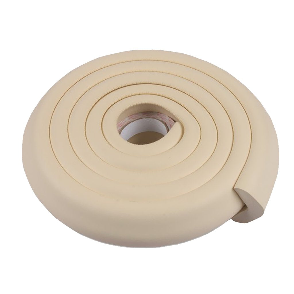 Maxxlite Baby Safety Table Edge Corner Cushion Guard Strip Bumper Protector Beige