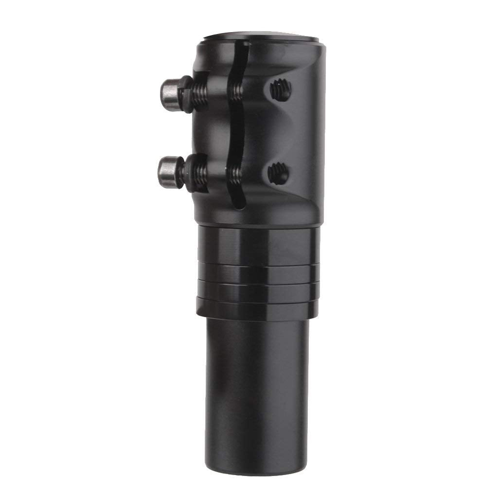 Maxxlite Mountain Bicycle Cycle Heads Up Stem Riser Adaptor Handlebar (Black)