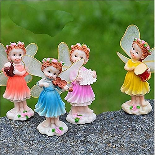Maxxlite Resin Small Fairy Garden Cute Cartoon Princess Figurines for Home decor (13 x 5 x5 cm Standing)