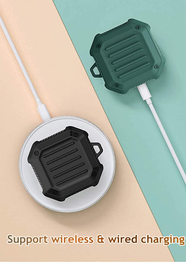 Maxxlite Black Rugged Armor Cover Case for Samsung Galaxy Buds Pro(2021),Galaxy Buds 2,Galaxy Buds Live (2020)-Oil-Resistant, Abrasion-Resistant, Shock-Resistant (Without Earbud, 2 Pieces Design)