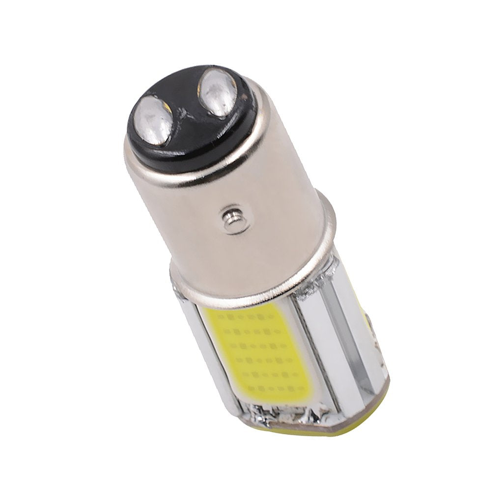 Maxxlite Waterproof Super Bright COB LED Lights Fog Tail Lamp for Car Motorcycle 7-Colors - White