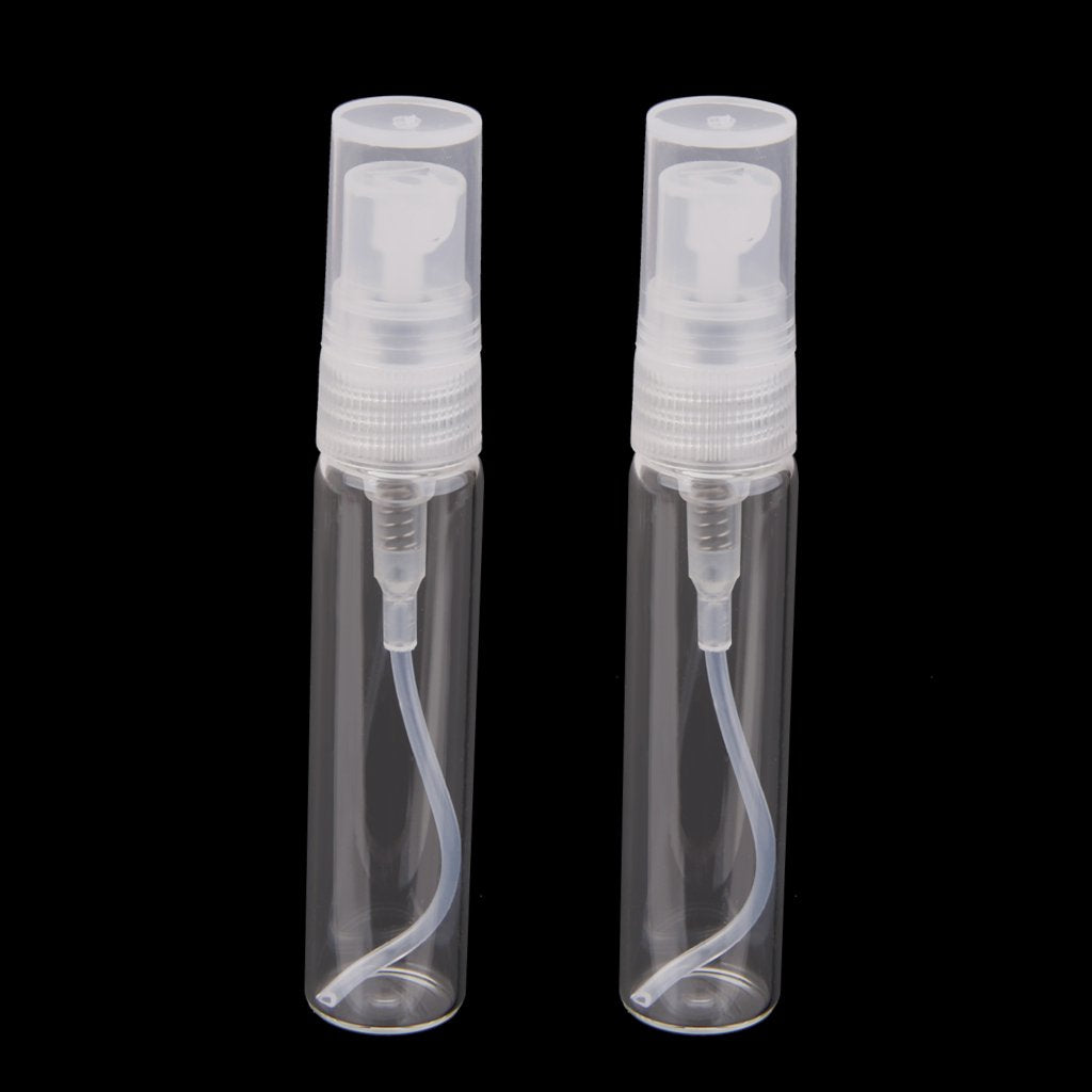 Maxxlite 2PCS 5ml Refillable Empty Spray Bottle Perfume Atomizer Travel