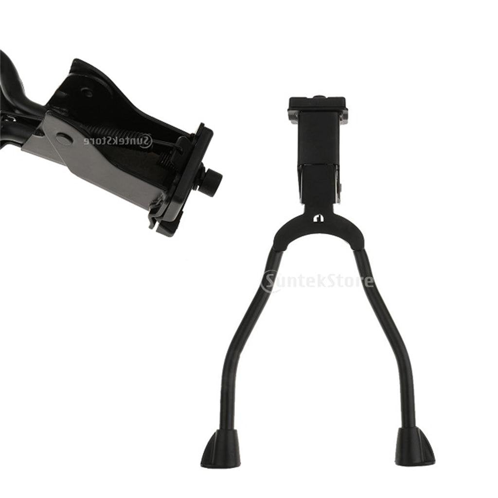 Maxxlite  Black Aluminum Alloy Road Bicycle Bike Cycling Cycle MTB Side Kickstand Double Leg Kick Stand