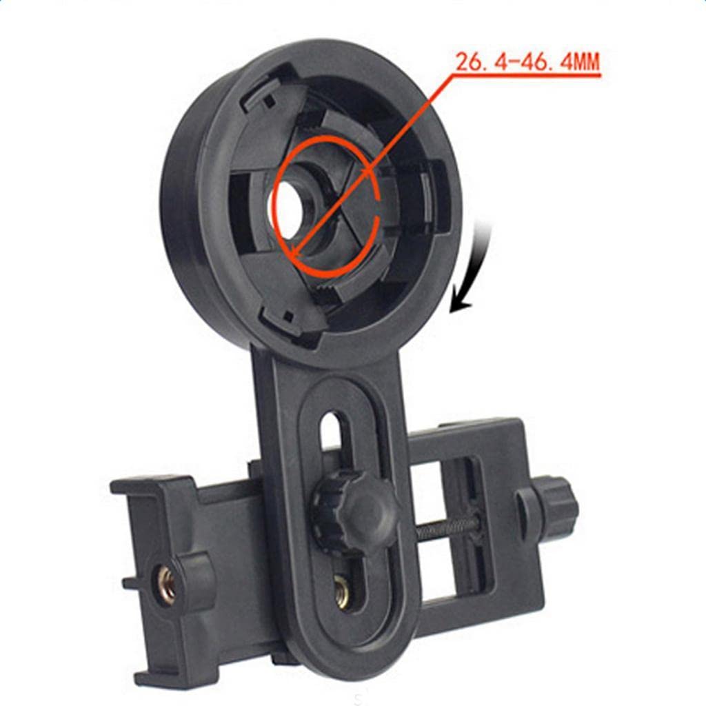 Maxxlite Universal Mobile Phone Holder,Spotting Scope Cellphone Adapter Mount- for Universal 26.4-46.4mm Digiscoping Binocular, Telescope, Microscope, Monocular etc