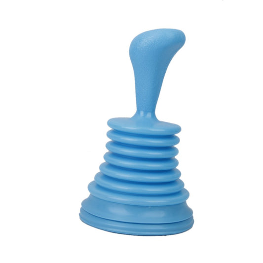 Maxxlite Toilet Bathroom Kitchen Drain Sink Plunger Unblocker Cleaner Blue