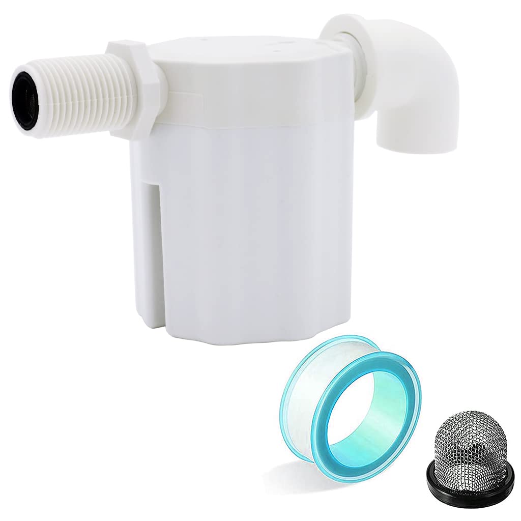 Maxxlite 1/2 Inch Imported Floating Automatic Water Level Control for High-Water Tanks & Pools - Easy-to-Use, Wide Usage & Simple Installation, Nylon