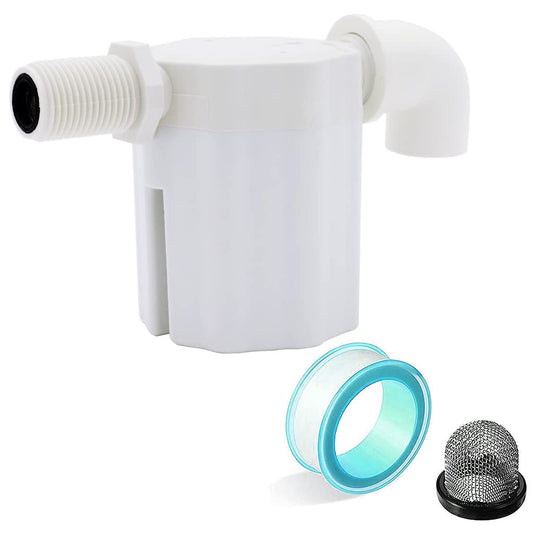 Maxxlite 1/2 Inch Imported Floating Automatic Water Level Control for High-Water Tanks & Pools - Easy-to-Use, Wide Usage & Simple Installation, Nylon