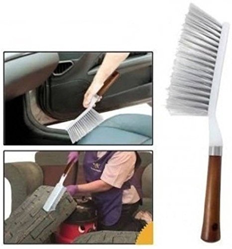 Maxxlite Cleaning Brush, Duster with Hard and Long Bristles for Car Seat/Carpet/Mats (2pc)