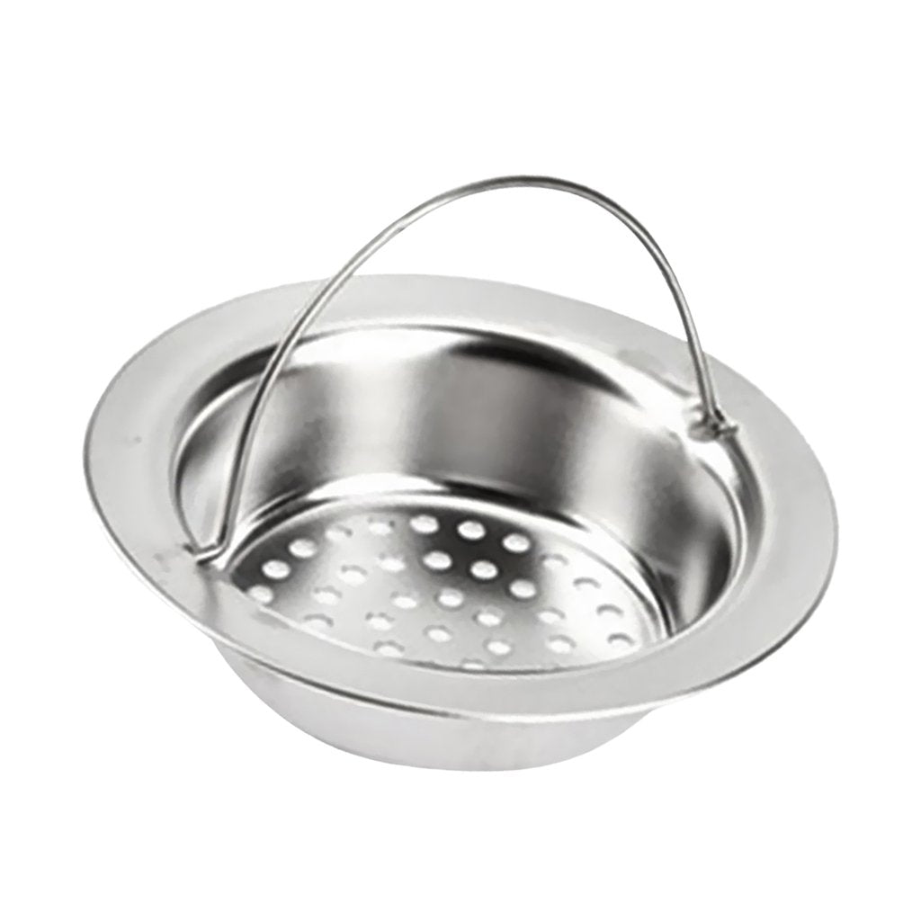 Maxxlite Kitchen Stainless Steel Sink Strainer Waste Plug Drain Stopper Filter Basket
