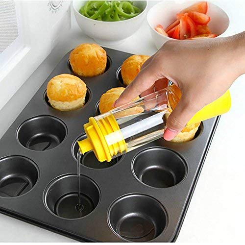 Maxxlite 2 in 1 Cooking Oil Sauce Vinegar Dispenser Bottle Sprayer 2 Way Kitchen Tools - Random Colour