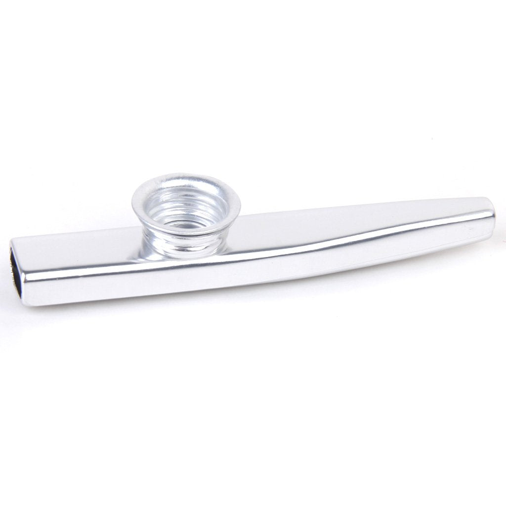 Maxxlite Aluminium Alloy Kazoo with Diaphragm Silver