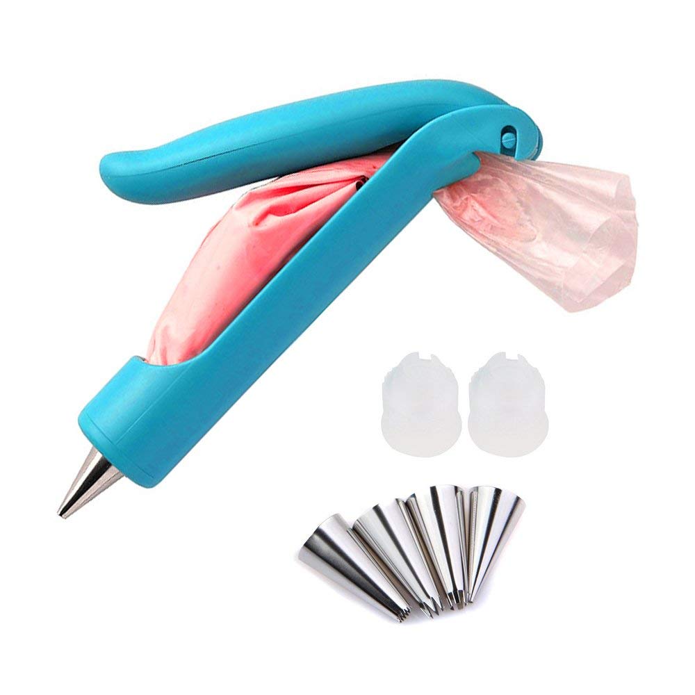 Maxxlite Cake Decorating Pen Icing Piping Tips Nozzles Bag Sugar Craft Fondant Cake Deco Tool Kit (Pack of 2)